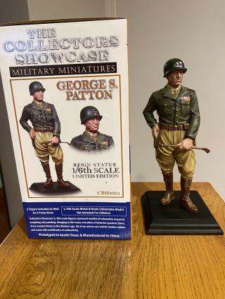 The Collectors Showcase 1/6 Scale George S.  Patton Ww2 Military Resin Statue
