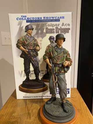 The Collectors Showcase 1/6 Scale Ss Sniper Ace Hans Krieger Wwii Military