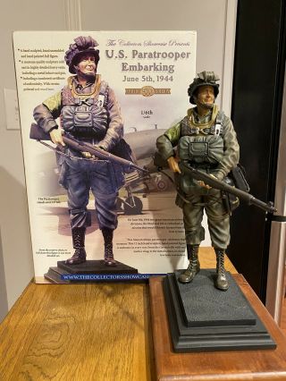 The Collectors Showcase 1/6 Scale Us Paratrooper Embarking Ww2 Military
