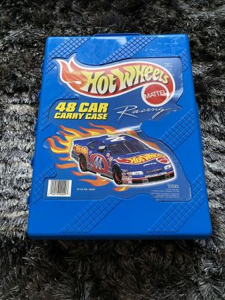 Vintage 1998 Mattel Hot Wheels 48 Car Carry Storage Case