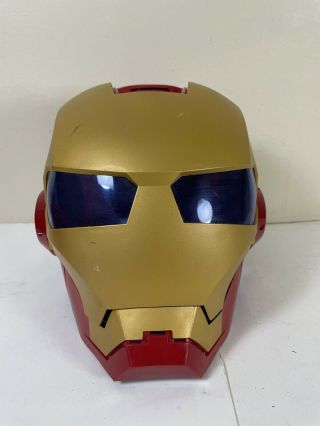 Marvel Iron Man Helmet Talking,  Lights Up Electronic Costume Mask Hasbro 2010