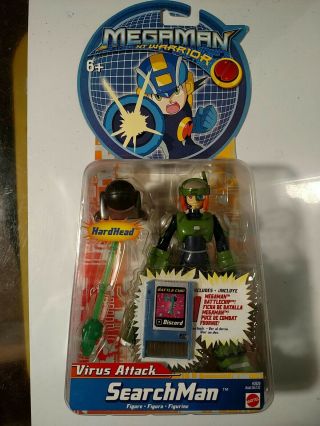 Searchman Mega Man Nt Warrior Figure 2004 Mattel 6 Inch Moc
