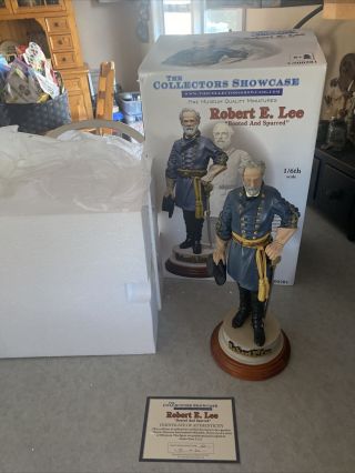 The Collectors Showcase Museum Quality Miniature Robert E Lee 1/6 Scale