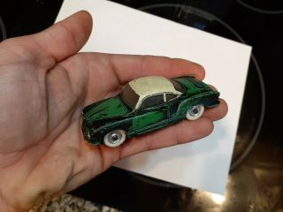 Vintage Dinky Toys Volkswagen Karmann Ghia In Green.  Made In England.