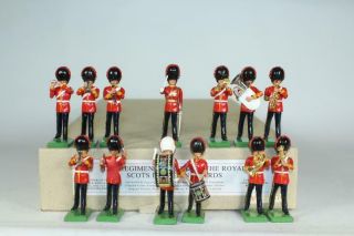 W.  Britains Regimental Band Of The Royal Scots Dragoon Guards 00102