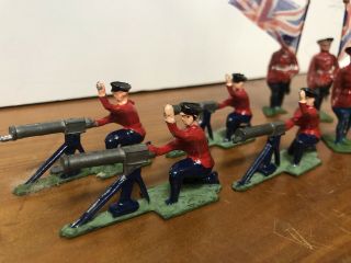 Antique Vintage JoHillco J.  Hill Co Britains Mounted Lead Toy Soldiers 2