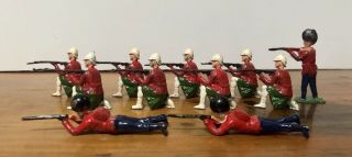 Antique Vintage Johillco J.  Hill Co Britains Lead Toy Soldiers