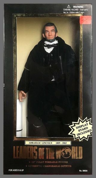 President Abraham Lincoln Leaders Of The World 12 Inch Action Figure 1998