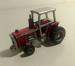 Vtg Ertl Massey Ferguson 2775 Tractor With Cab Diecast 1:64 Scale Red