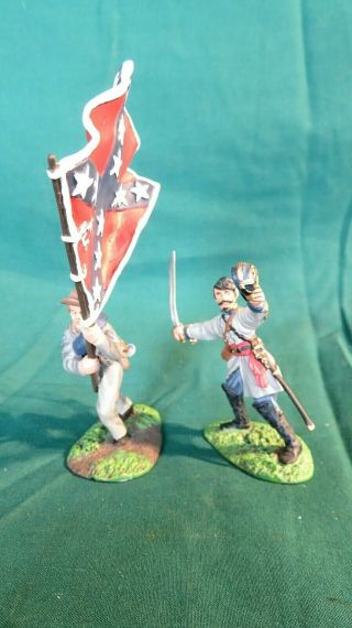 Britains American Civil War Series 17111 Confederate Command Set Toy Soldier 4