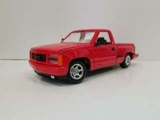 Z Wheels - 1992 Gmc Sierra Gt Red Pick - Up Truck - With Suspension
