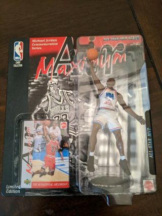 1999 Michael Jordan Air Maximum All - Star Mvp Series Nba Limited Edition Figure