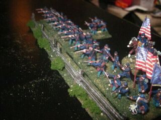 34 Painted 1/72 - Us Civil War Union York Infantry Regiment W Command