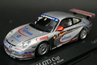 1:43 Minichamps 400046205 Porsche 911 Gt3 Cup Cup 2004 5 Model Cars