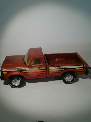 Vintage Nylint Horse Ranch Pickup Truck And Trailer 1970’s.