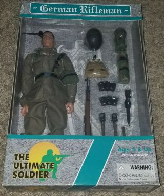Vintage 21st Century Toys - Wwii - 1999 The Ultimate Soldier German Rifleman Awesome