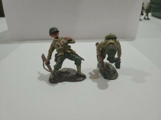 King & Country Wwii U.  S.  Army Infantry Dd028 D Day Casualties Set D Day War
