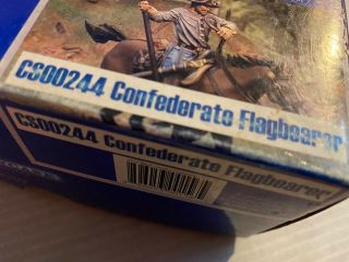 The Collectors Showcase Cs00244 Confederate Soldier On Horseback W/box