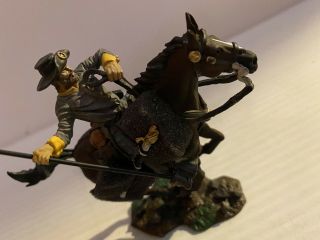 The Collectors Showcase CS00244 Confederate Soldier On Horseback w/box 2