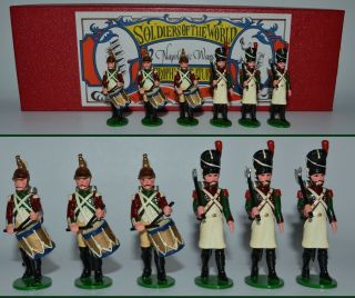 Trophy Of Wales Napoleonics Nd2b 12th Regiment Drummers & Pioneers Aa - 11429