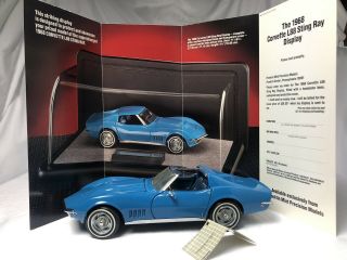 Franklin 1968 Chevrolet Corvette L88 Sting Ray 1:24 (blue)