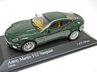 1/43 Minichamps Aston Martin Vanquish Green Db Vantage 007 Amr Bbr