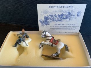 Frontline Figures American Civil War Acg4 Confederate Artillery Mounted Officer