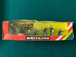 Vintage Britains Deetail Federal Infantry Soldiers 7456 1/32 Scale