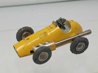 Vintage Schuco Micro Racer - 1041,  Yellow - Key Wind Up,  No Key - 3 "