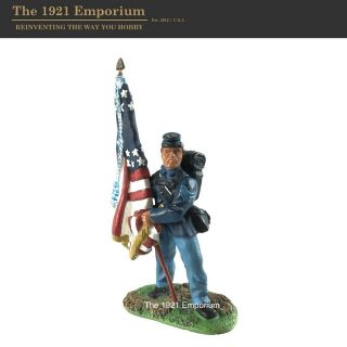 1:30 Metal Britains (w.  Britain) American Civil War Union Army Standard Bearer 16