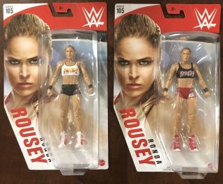 Wwe Ronda Rousey Series 105 Set Of 2 Chase & Common