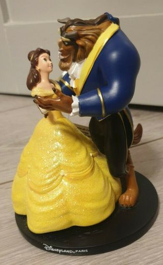 Figurine Belle & La Bete / Beauty Et The Beast Disneyland Paris