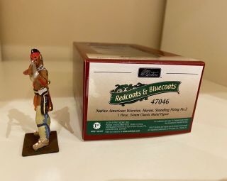 W Britain Toy Soldiers 47046 Native American Warrior Firing French Indian War
