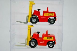 Matchbox Superfast 2 X No:15 Lansing Bagnall Fork Lift Various Color Combination