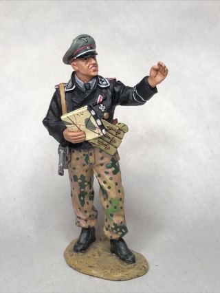 King & Country Waffen Ss German Ww2 Toy Soldier Officer Standing (2)