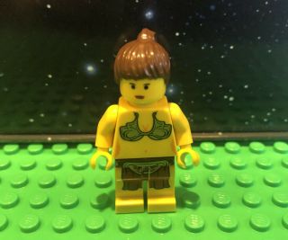 Lego 4480 Star Wars Classic Princess Leia Slave Minifigure W/ Neck Bracket