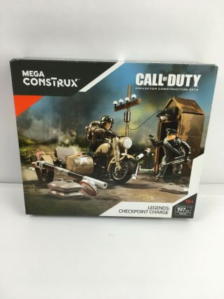 Call Of Duty Cod Mega Construx Set Fmg16 Legends: Checkpoint Charge Wwii Nib