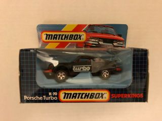 Matchbox Superkings K - 70 Porsche Turbo In Worn Box,  Likely