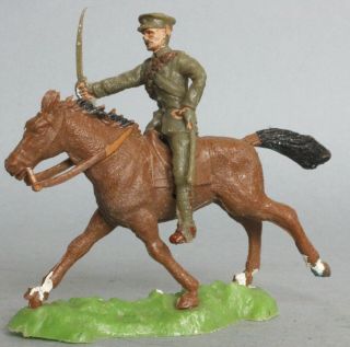 Vintage Crescent Plastic W.  W.  1 Cavalry Figure