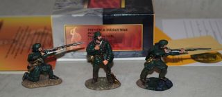 Conte Miniatures Rog020 French & Indian War Rangers Firing Set 2 - 3 Figures