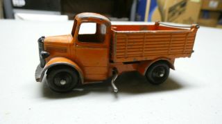 Dinky Toys 25m Bedford Tipper Early Issue All Orange W/black Wheels