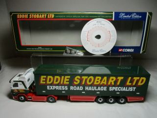 Corgi 1/50 Scania Box Trailer - Eddie Stobart " Marnie " Limited (76602)