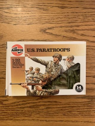 Airfix 1/32 Scale U.  S.  Paratroopers Series 2 (14 Figures)