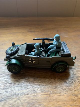 Vintage Britains Deetail LTD German Army Scout Car Kubelwagen WWII 2
