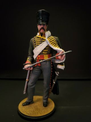 Tradition Of London Prussian Hussar Trooper Hand Painted Metal Figure Stadden