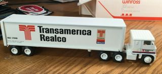 Winross White 7000 Transamerican Realco Tractor\tofc Trailer 1/64