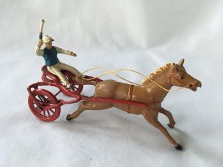 T&S Sons British Made England Lead Harness Race Horse Sulky Jockey Driver Set 1 2