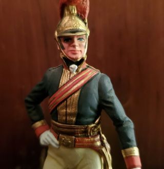 Tradition of London OFFICER ROYAL HORSEGUARDS Hand Painted Metal Figure Stadden 2