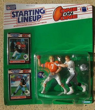 1989 Starting Lineup John Elway Vs Howie Long One On One Ultra Rare