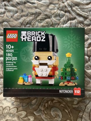 Nib Lego Brick Headz Nutcracker 112 Christmas